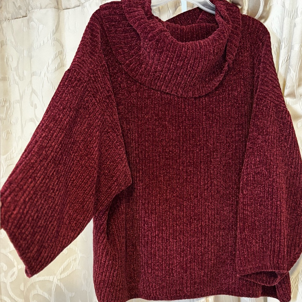 Women's Burgundy Sweater